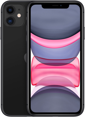 Смартфон Apple iPhone 11 64 ГБ RU, черный, Slimbox MHDD3RU/A