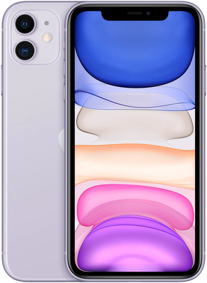 Смартфон Apple iPhone 11 128 ГБ RU, фиолетовый, Slimbox MHDL3RU/A