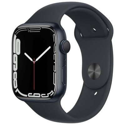 Смарт-часы Apple Watch Series 7 45mm черный RU