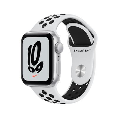 Смарт-часы Apple Watch SE 40mm NIKE серебристый RU