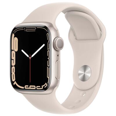 Смарт-часы Apple Watch Series 7 41mm белый RU