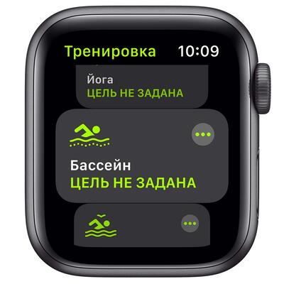 Смарт-часы Apple Watch SE 44mm черный RU