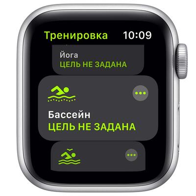 Смарт-часы Apple Watch SE 44mm серебро RU