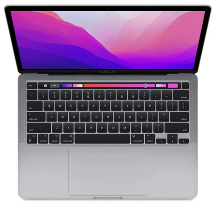 13.3" Ноутбук Apple MacBook Pro 13 2022 2560x1600, Apple M2, RAM 8 ГБ, SSD 256 ГБ, Apple graphics 10-core, macOS, серый космос