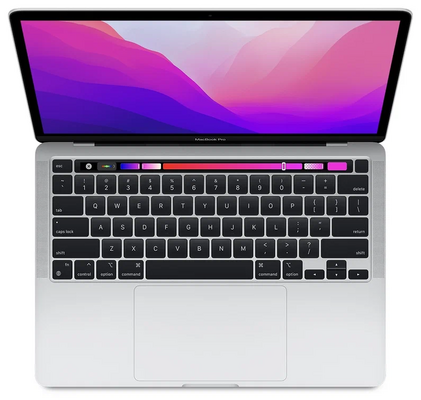 13.3" Ноутбук Apple MacBook Pro 13 2022 2560x1600, Apple M2, RAM 8 ГБ, SSD 256 ГБ, Apple graphics 10-core, macOS, серебристый