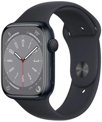 Умные часы Apple Watch Series 8 41 мм Aluminium Case GPS, midnight Sport Band S/M