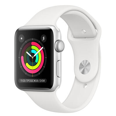 Смарт-часы Apple Watch Series 3 GPS 38mm белый RU