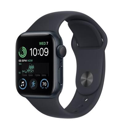 Умные часы Apple Watch Series SE Gen 2 44 мм Aluminium Case GPS, midnight Sport Band S/M
